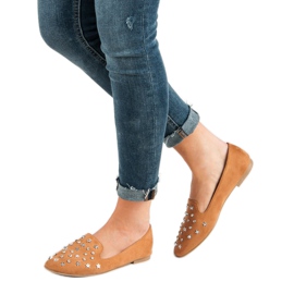 Kamelherrar med ornament brun 2