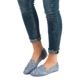 Blå herrar med prydnader 1