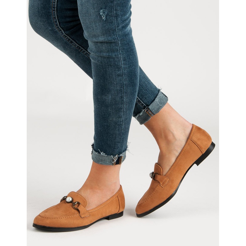 Kamel loafers brun 2