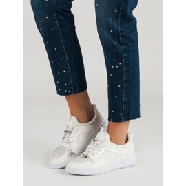 Sportskor med dragsko vit 2