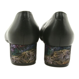 Arka Kvinnors läderpumpar svart 5627 5