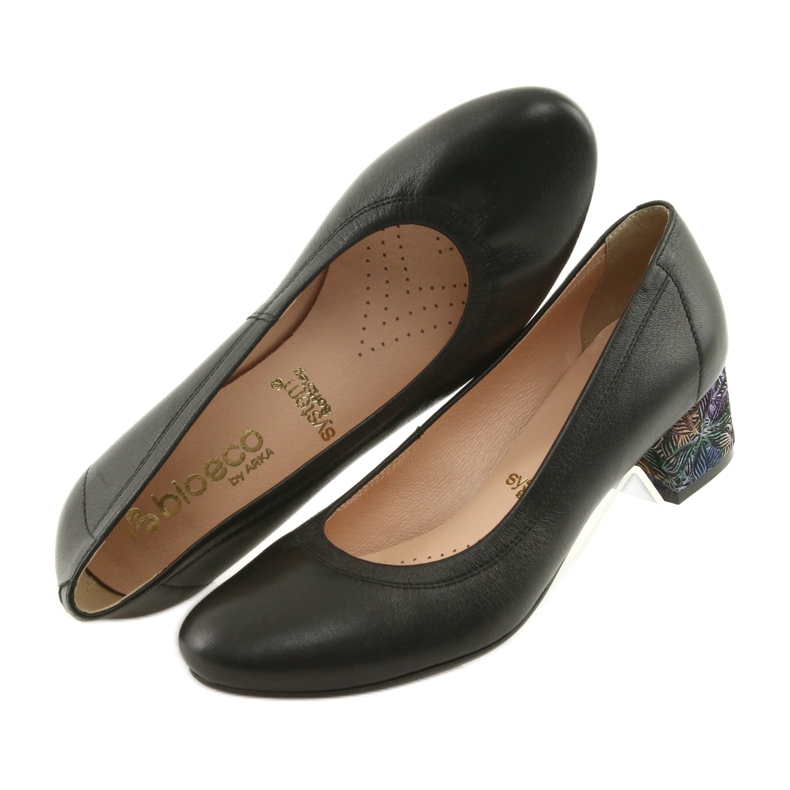 Arka Kvinnors läderpumpar svart 5627 4