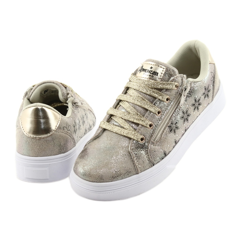 Sportflickor American Club ES13 guldreglage svart 4