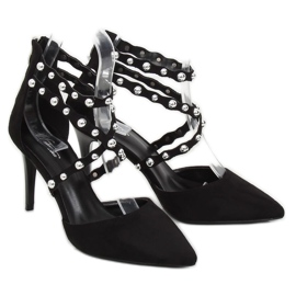 Svart B-50 Svarta dubbar med dubbar 1