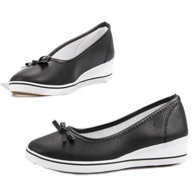 Sports Ballerina På En Kil svart 1