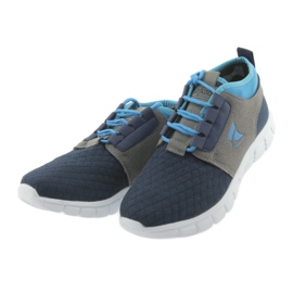 Befado barnskor upp till 23 cm 516Y035 blå grå marinblå 3