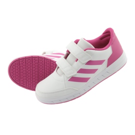 Adidas AltaSport CF K Jr D96828 skor vit rosa 5