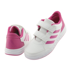 Adidas AltaSport CF K Jr D96828 skor vit rosa 4