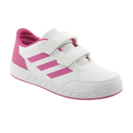 Adidas AltaSport CF K Jr D96828 skor vit rosa 1