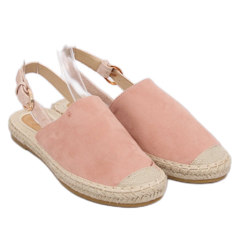 Espadriller med en öppen klack rosa HH-119 Rosa 2