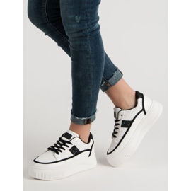 Vita rankor med glitter 1