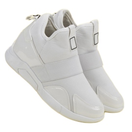 Wedge Slip-On Sneakers vit 2