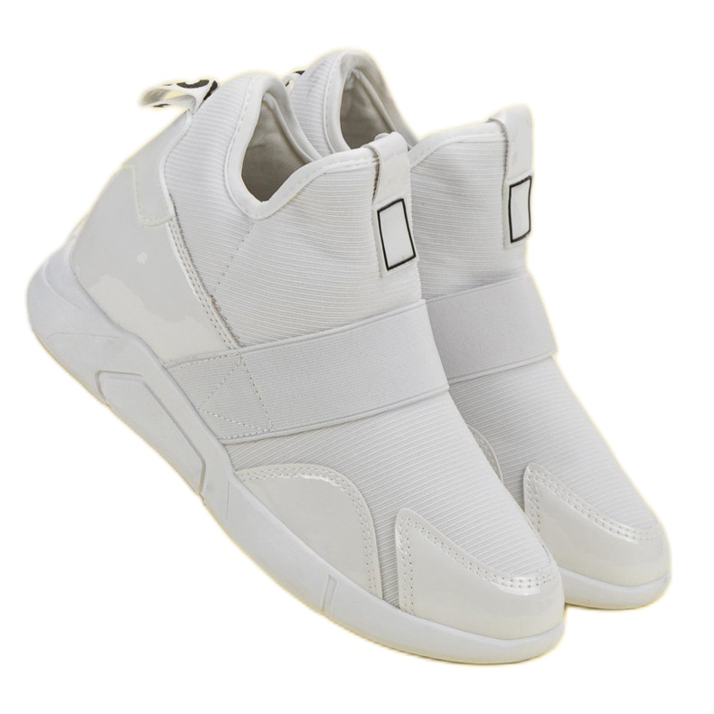 Wedge Slip-On Sneakers vit 2