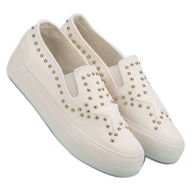 J. Star Slip On Sneakers With A Star vit 2
