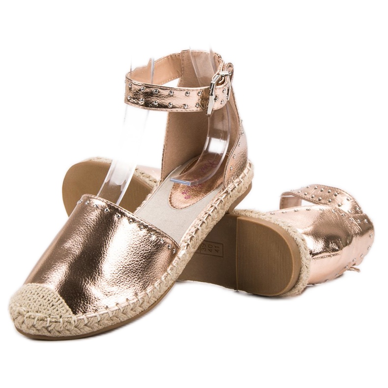 Best Shoes Espadrilles med jetplan gul 2