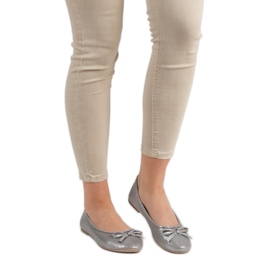 Evento Silver Ballerina Med En Rosett grå 1