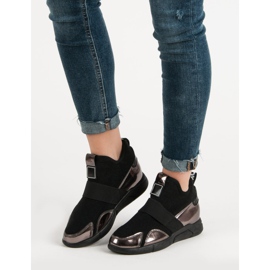 Wedge Slip-On Sneakers svart 2