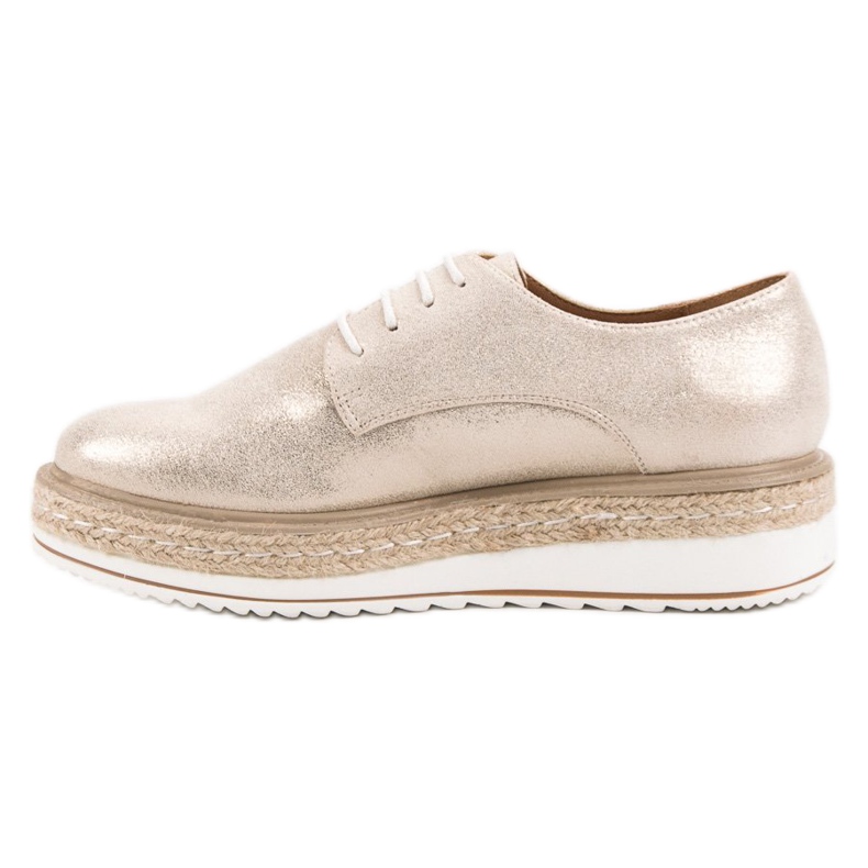 Clowse Golden Espadrilles gyllene 1