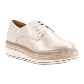 Clowse Golden Espadrilles gyllene 2