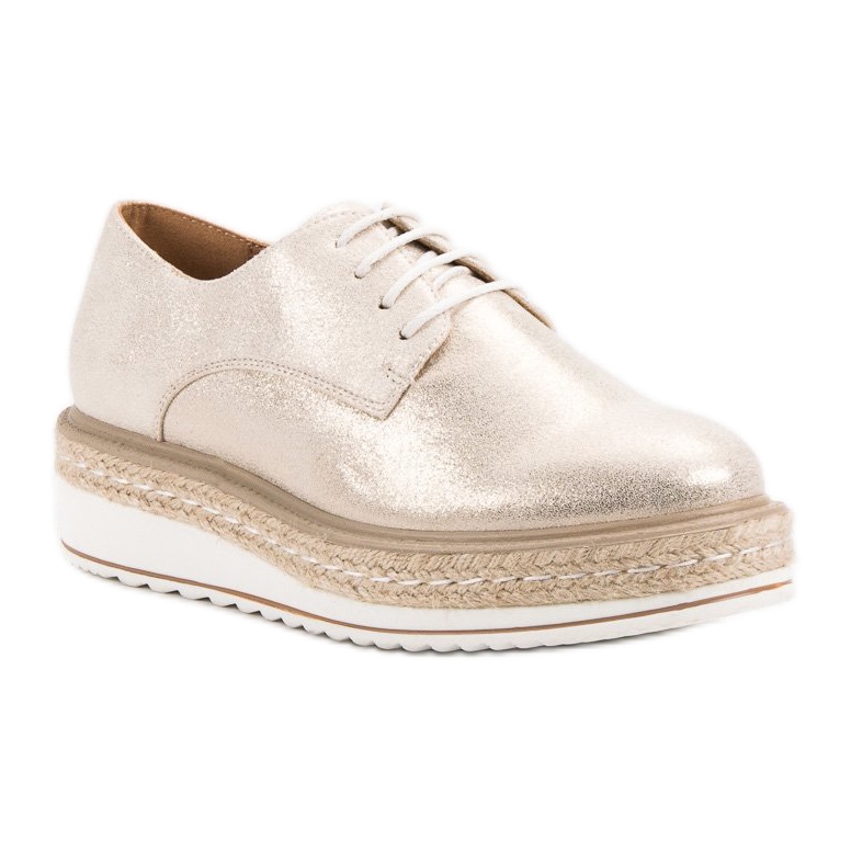 Clowse Golden Espadrilles gyllene 2