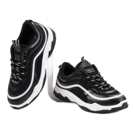 Textil sportskor svart 1