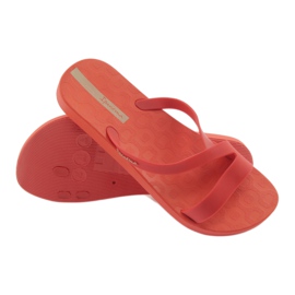 Ipanemai kvinnors flip -flops 26263 röda 4