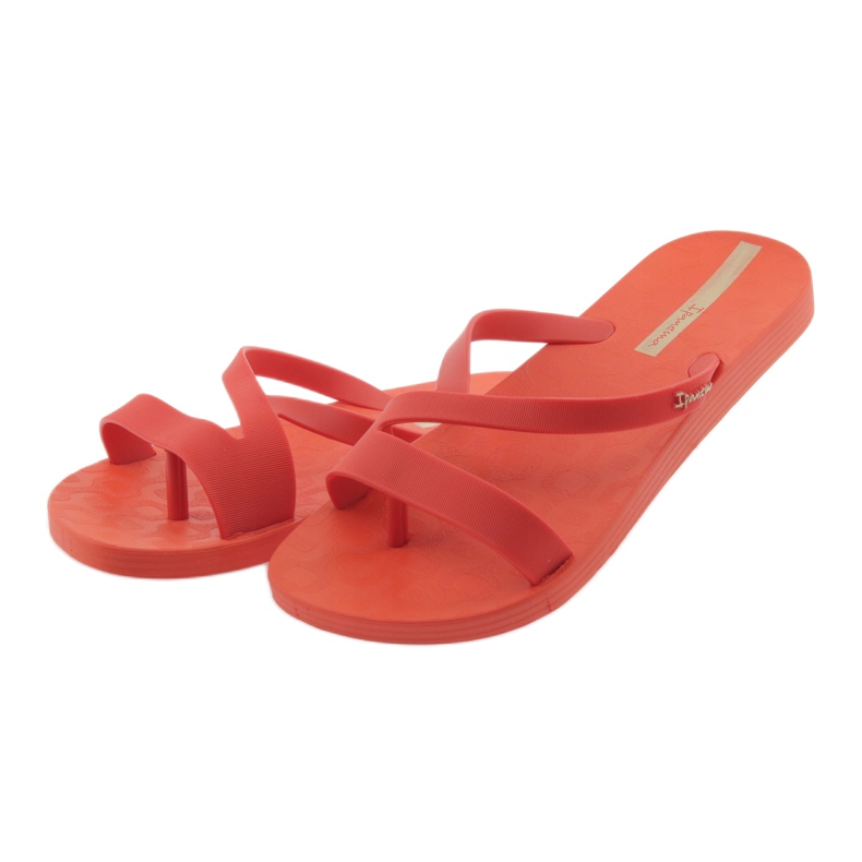 Ipanemai kvinnors flip -flops 26263 röda 3