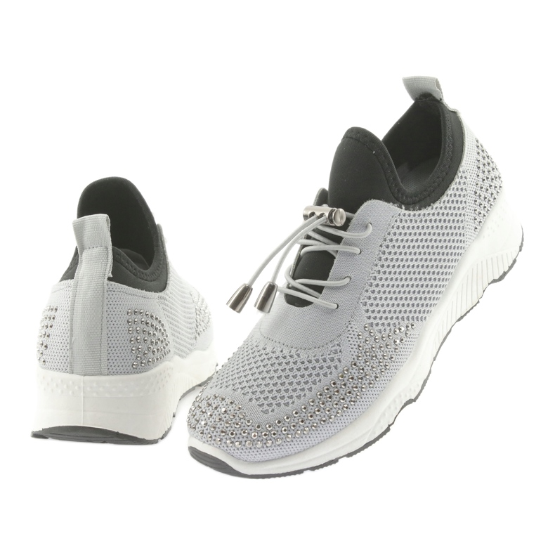 DK Women's Sports FS19 med grå zirkoner svart 4