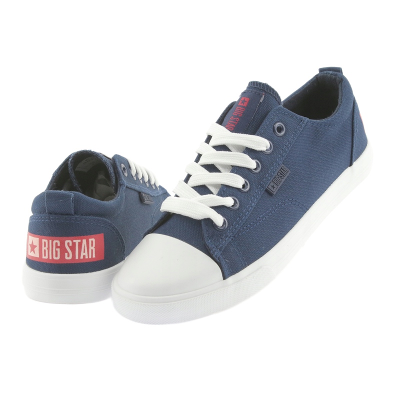 Big Star Classic Navy Blue Sneakers 274876 blå 4