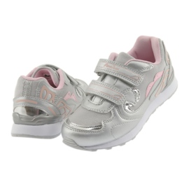 Sports Velcro American Club ES18 sebrne grå 4