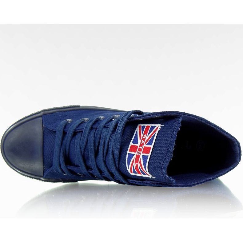 Sneakers med flaggan N003 Navy II-GAT marinblå 1