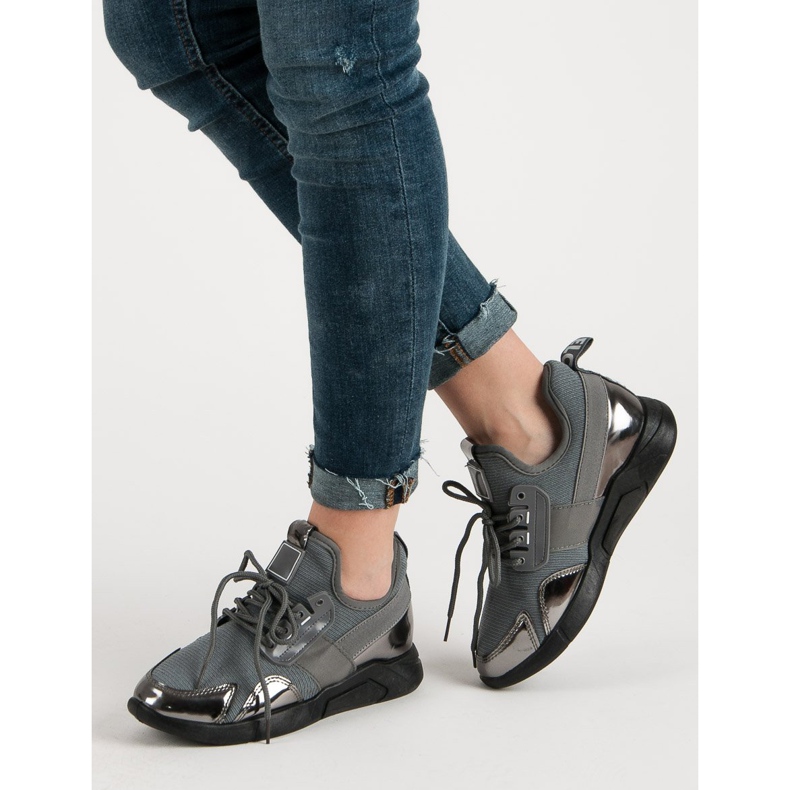 Grå Slip-On sneakers 1