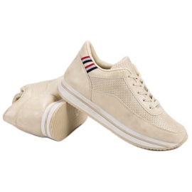 Bekväma sportskor brun 2