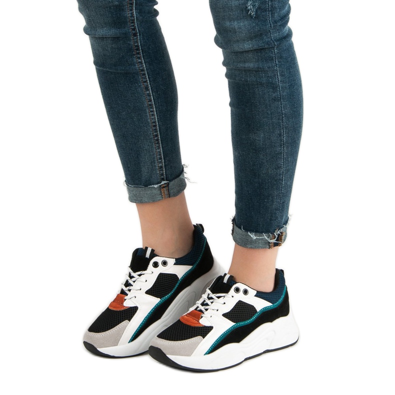 Färgglada sneakers mångfärgad 2