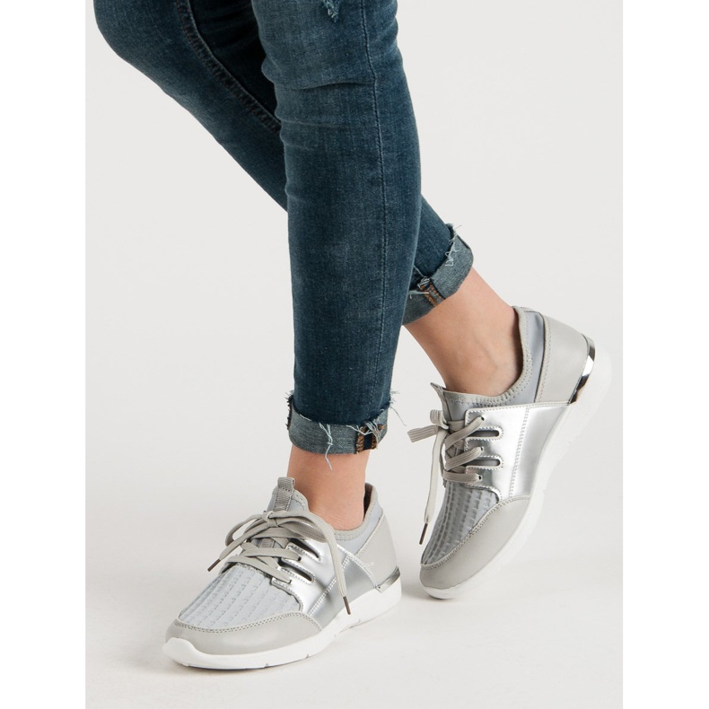 Slip-on sportskor grå 2