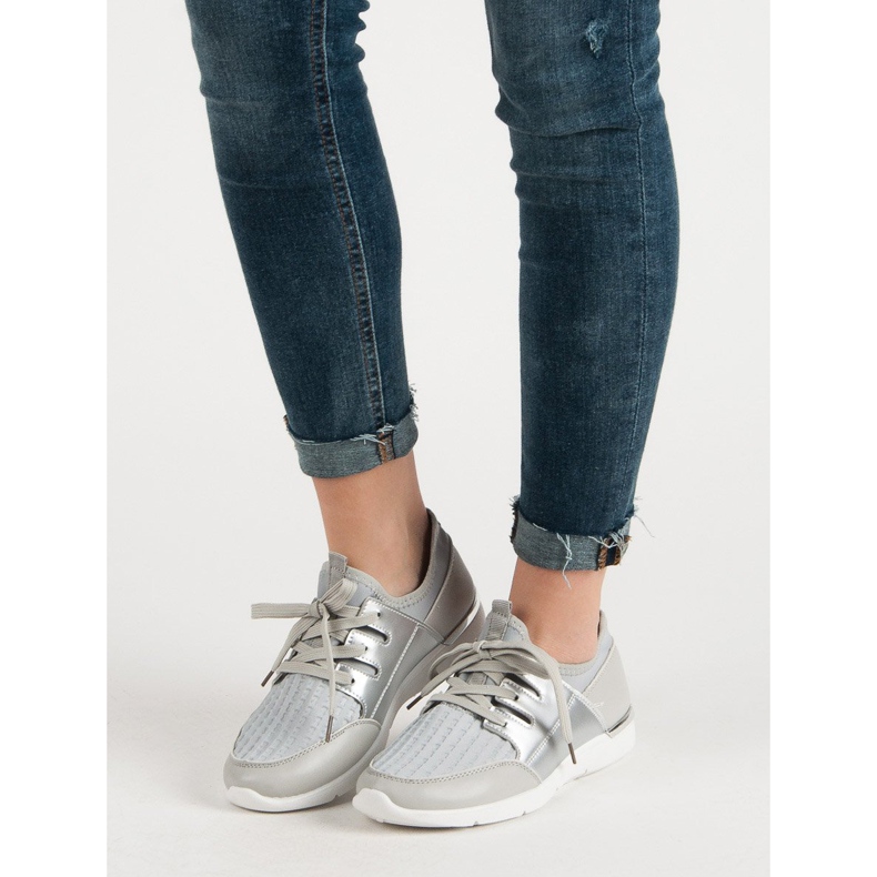 Slip-on sportskor grå 1