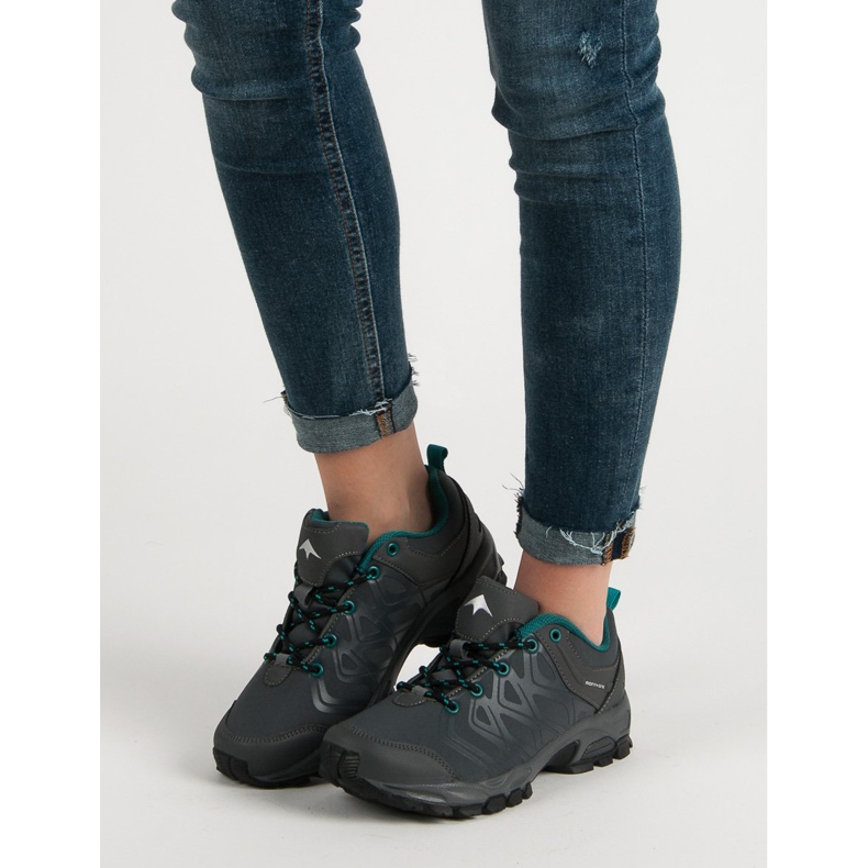 Trekkingskor i grafit grå 2