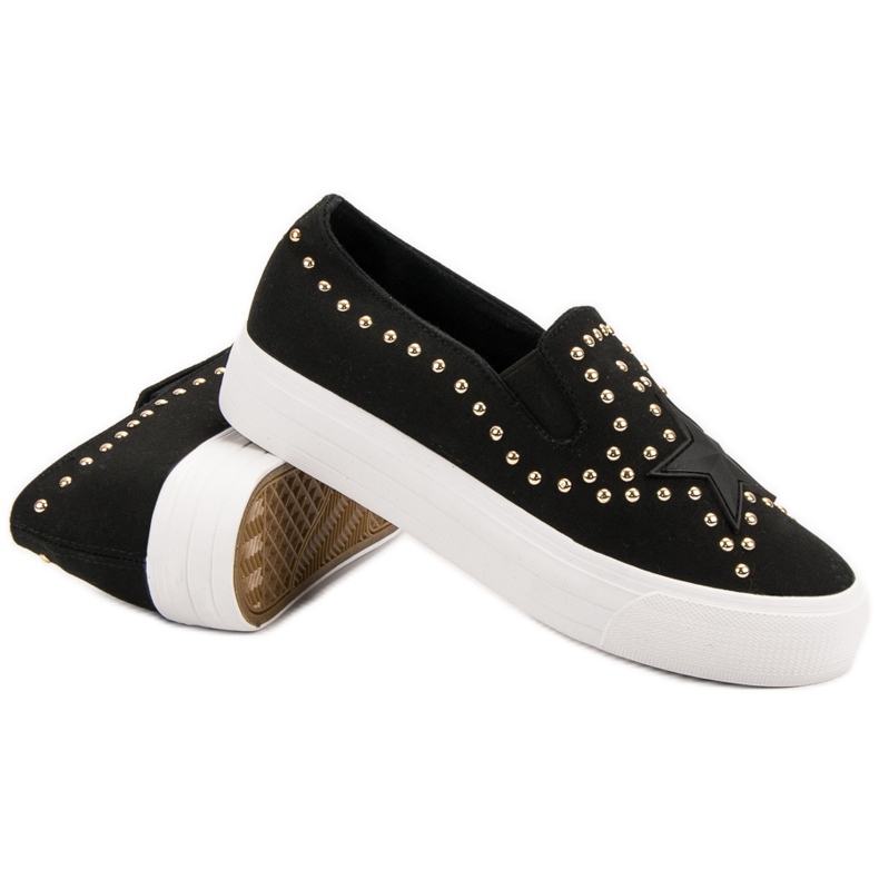 J. Star Slip On Sneakers With A Star svart 1
