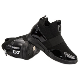 Wedge Slip-On Sneakers svart 1