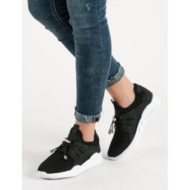 Openwork sportskor svart 2