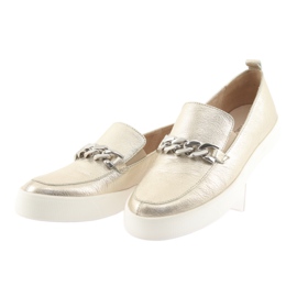 Golden Slip On med en Caprice 24200 -kedja gyllene 3