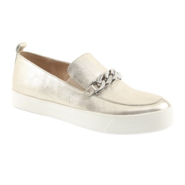 Golden Slip On med en Caprice 24200 -kedja gyllene 1
