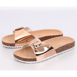 Metall champagne flip-flops DD94P Champagne II-GAT rosa 1