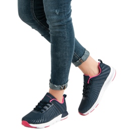 Ax Boxing Marinblå sportskor 2