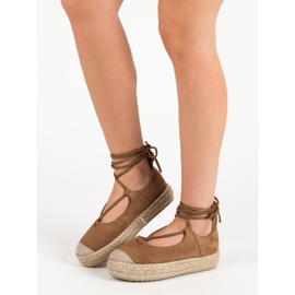 Corina Camel Knotted Espadrilles brun 1