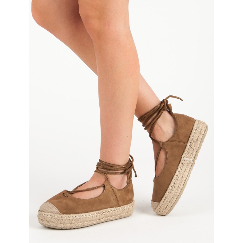 Corina Camel Knotted Espadrilles brun 2