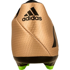 Adidas Messi 16.3 Fg M BA9838 fotbollsskor gyllene gyllene 2