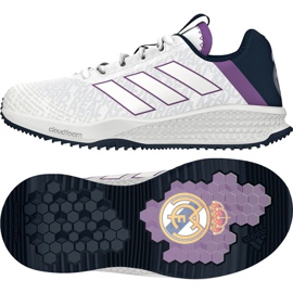 Adidas Rapida Turf Real Madrid Fc Jr BA9699 skor vit vit 1
