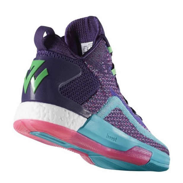 Basketskor adidas John Wall 2 Boost Prime Knit M D70028 mångfärgad violett 1