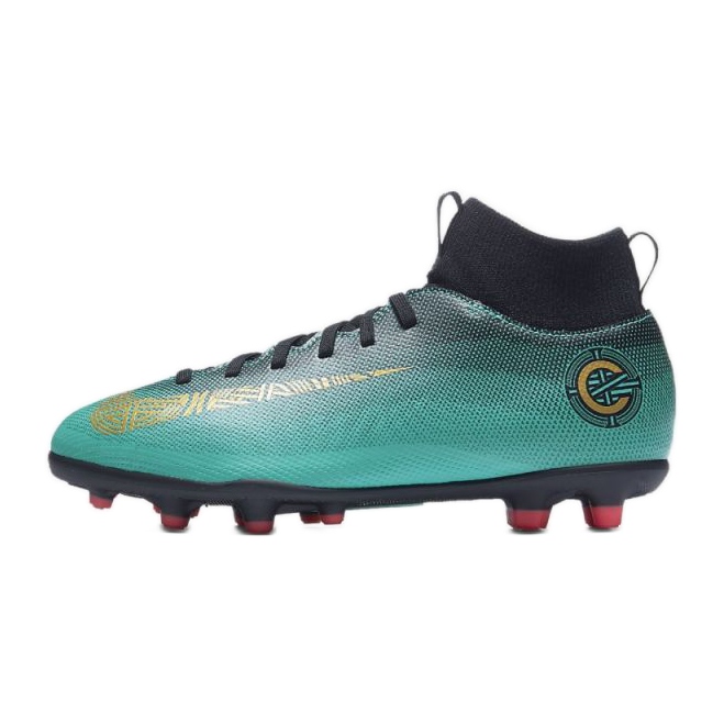 Nike Mercurial Superfly 6 Club CR7 Mg Jr AJ3115-390 fotbollsskor blå blå 1
